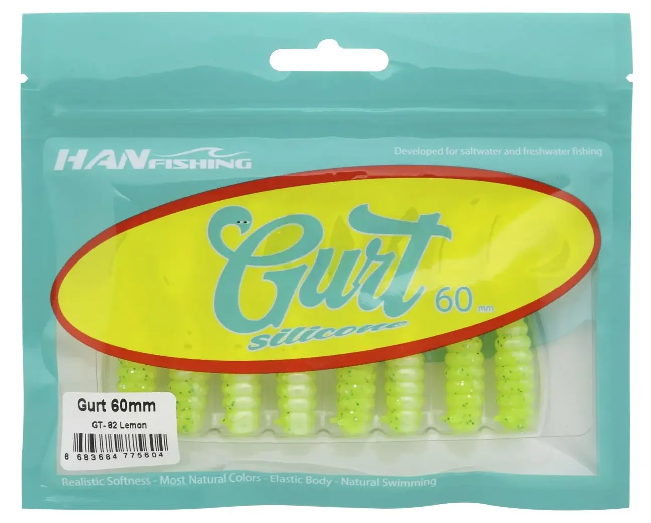 Gurt 60 mm GT-82 Lemon Silikon Yem