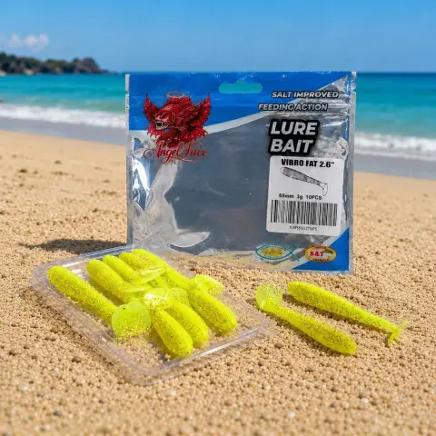 Angel Face  Vibro Fat 65 mm 3gr 10 pcs Silikon Yem