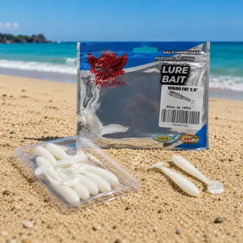 Angel Face  Vibro Fat 65 mm 3gr 10 pcs Silikon Yem