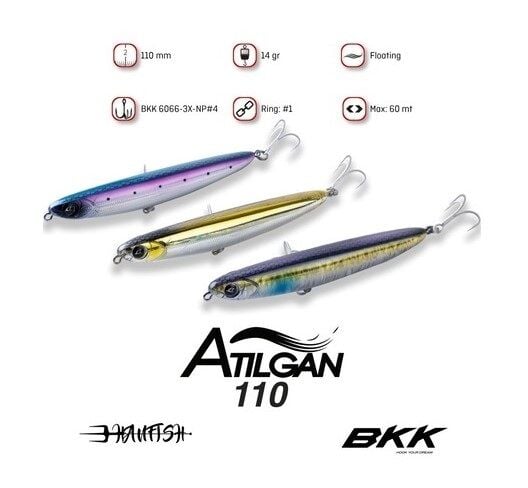 Hanfish Atılgan Crazy 11 cm 14 gr Su Üstü Maket