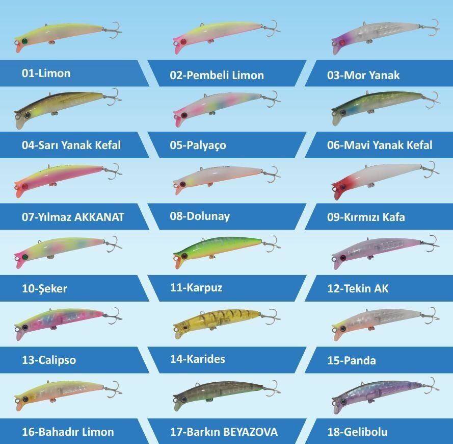 Ege Fısh V Gaga 110 mm 16 Gr Maket Balık