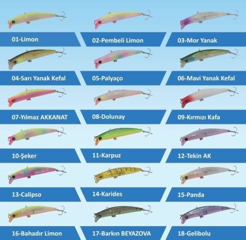 Ege Fish V Gaga 92mm 15.5 Gr Maket Balık