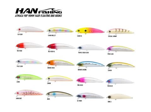 HanFishing Atmaca 90F Floating 90mm 14gr Maket Yem