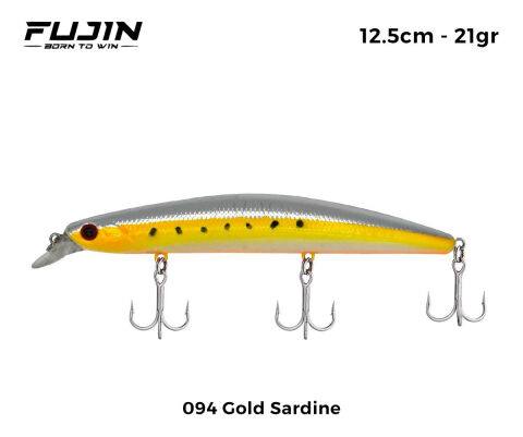 Fujin Z-Bass Minnow 125F 21gr Maket Balık