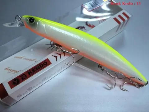 Kendo Seabass Minnow 12.5cm 21g Floating Sahte Balık