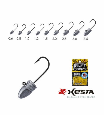 XESTA BULLET RIBHEAD No:8 JIG HEAD