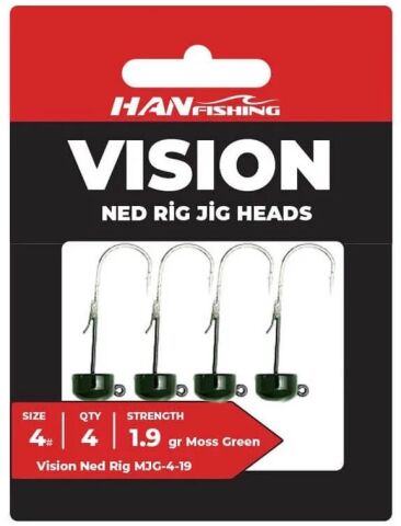 Hanfish Vision Ned Rig Jighead - 1.5 gr