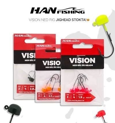 Hanfish Vision Ned Rig Jighead - 1 gr