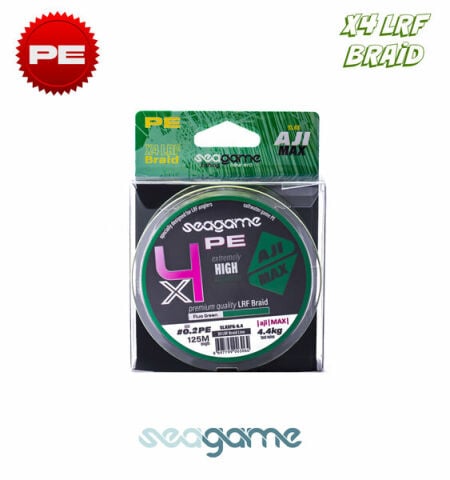 SeaGame Aji Max x4 PE 125 Mt Fluo Green İp Misina