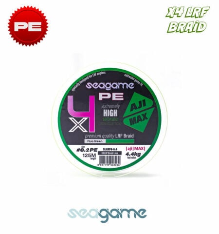 SeaGame Aji Max x4 PE 125 Mt Fluo Green İp Misina