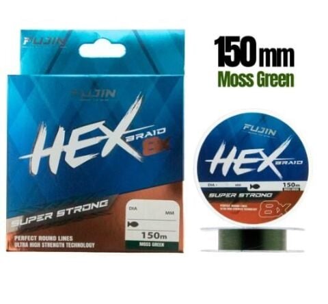 Fujin Hex 150 Mt 8x Moss Green İp Misina