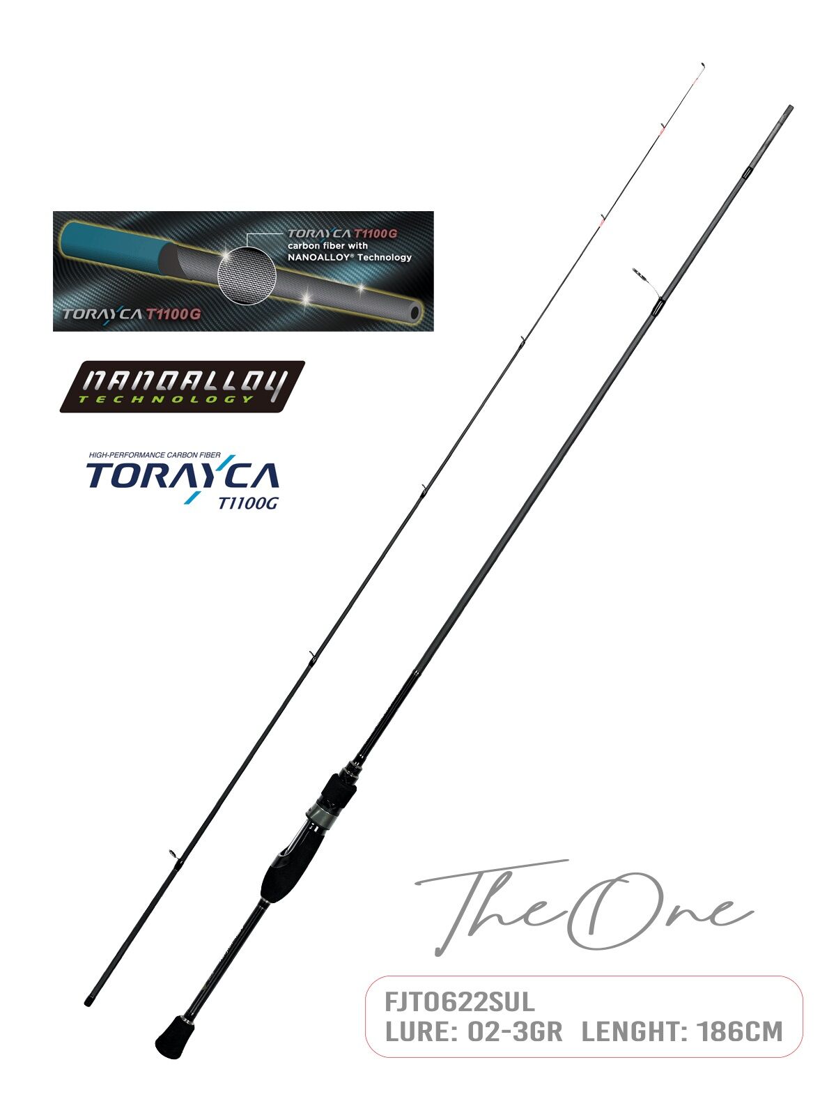 Fujin Fujin TheOne 186cm 02-3gr LRF Kamışı