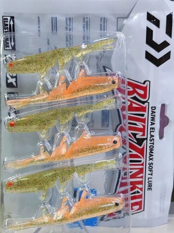 Daiwa Bait Junkie Prawn 7.6 Cm Silikon Karides Yem MİX -1