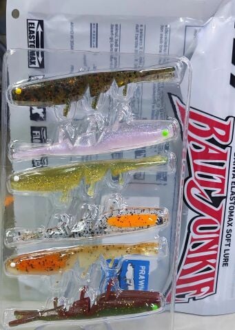 Daiwa Bait Junkie Prawn 7.6 Cm Silikon Karides Yem MİX -2