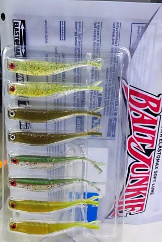 Daiwa Bait Junkie Flick 2.95'' 7.5 Cm Silikon Yem MİX pkt