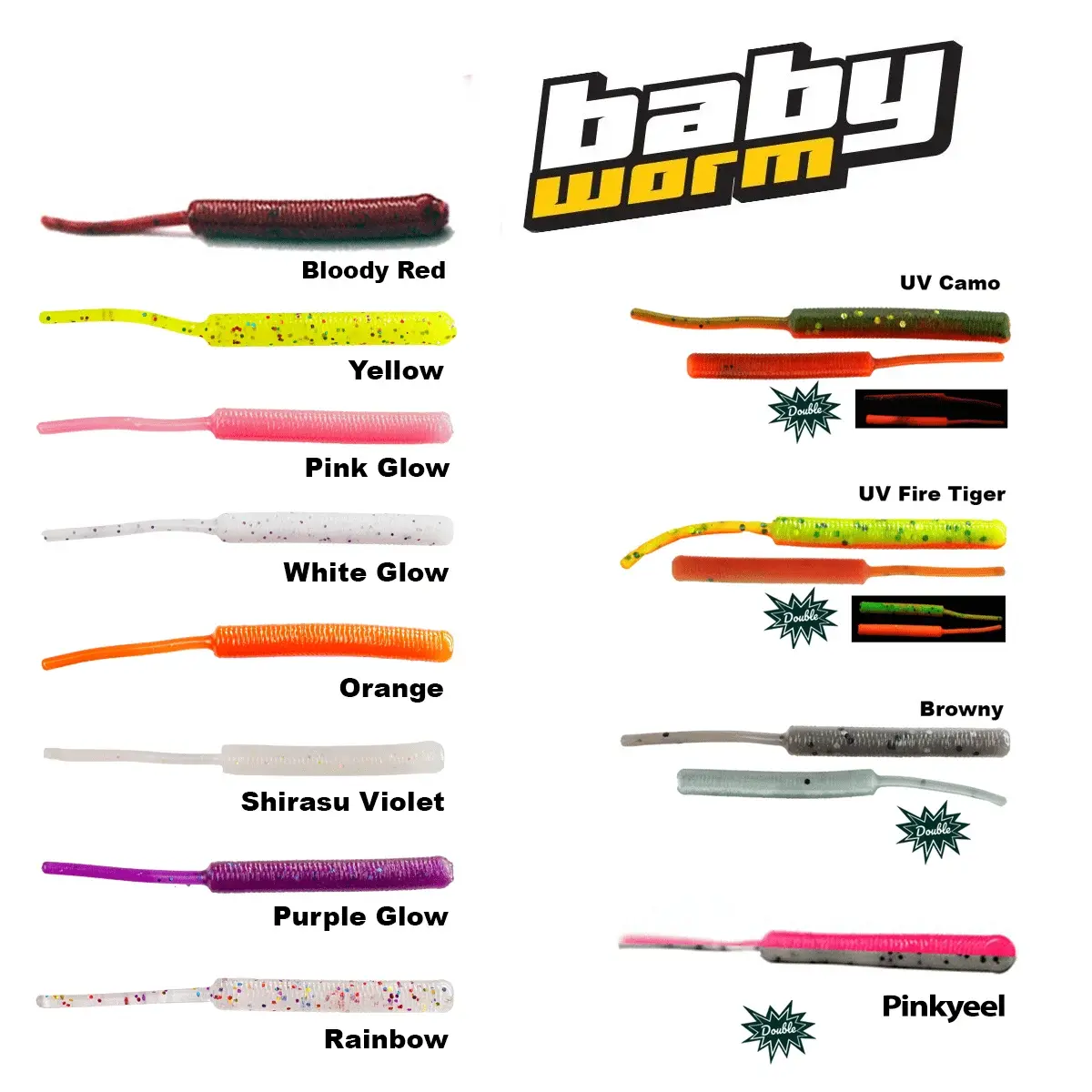 Fujin Baby Worm 5.2 Cm LRF Silikon Yem