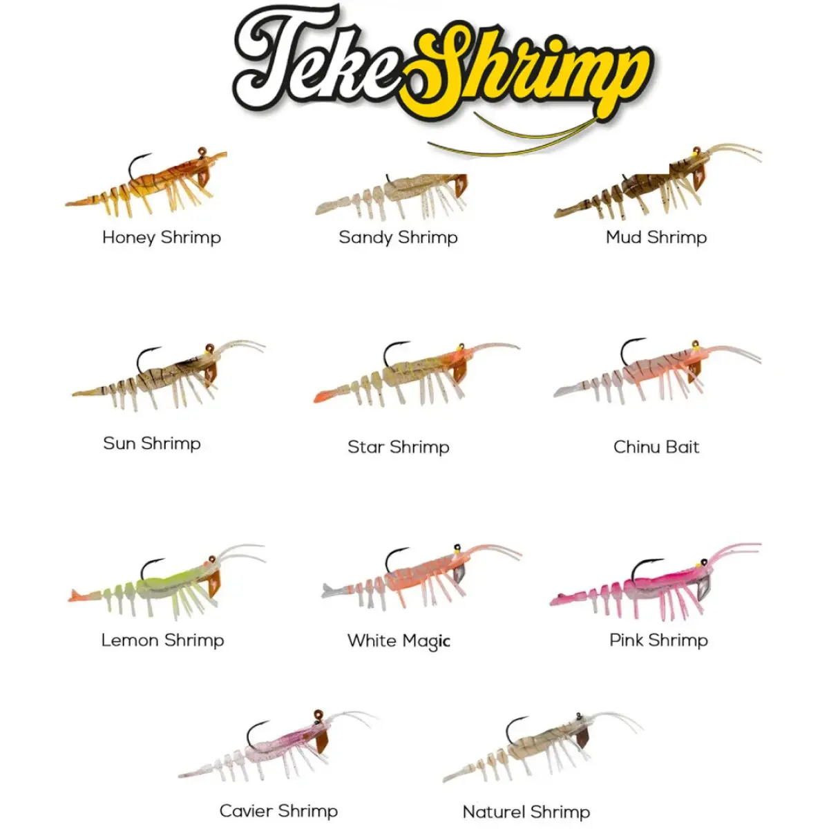 Hanfish Teke Shrimp 7.5 Cm 7 Gr Silikon Karides