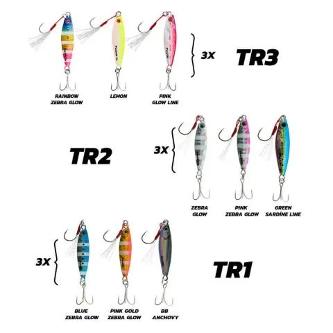Fujin Jig-X Trio 3lü 5 Gr Micro Jig